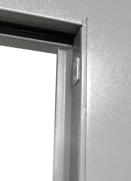 Однопольная остекленная противопожарная дверь ПД-ОС003