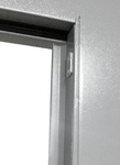 Однопольная остекленная противопожарная дверь ПД-ОС003