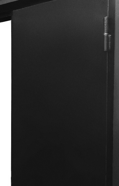 Однопольная остекленная противопожарная дверь ПД-ОС003a
