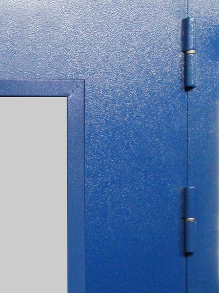 Полуторная остекленная противопожарная дверь ПД-ПС002c