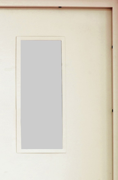Полуторная остекленная противопожарная дверь ПД-ПС003i
