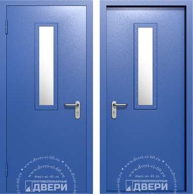 Однопольная остекленная дверь ПД-ОС011d