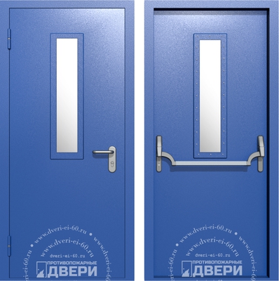Однопольная остекленная дверь ПД-ОС013d