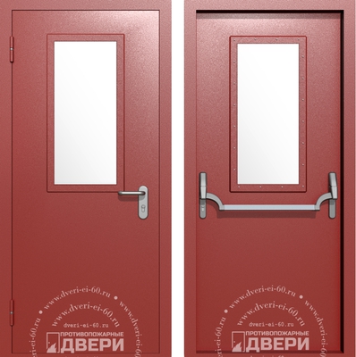 Однопольная остекленная дверь ПД-ОС020c