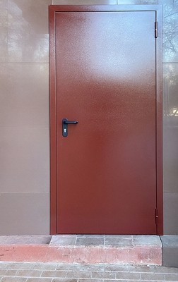Дверь EI 60 коричневого цвета