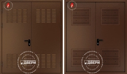 Двупольная техническая дверь в трансформаторную ТД-ДТ004