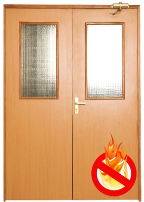Огнестойкая дверь МДФ