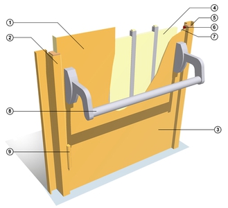 Конструкция противопожарной двери