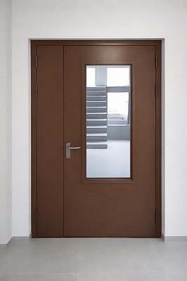 Коричневая дверь eiw