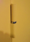Однопольная остекленная противопожарная дверь ПД-ОС003f