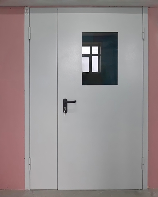 Полуторная дверь EI 60 с окном