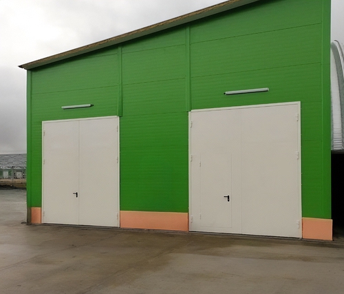 Стальные огнестойкие ворота