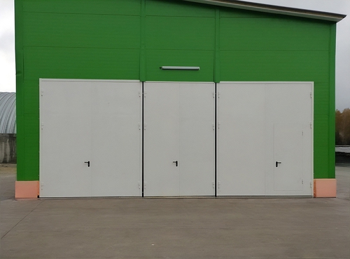 Стальные огнестойкие ворота