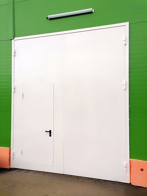 Стальные огнестойкие ворота